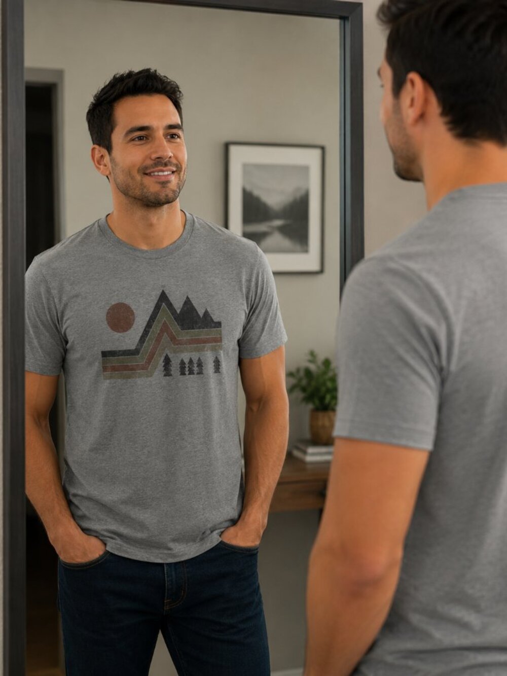Men's Vintage Mountain T-Shirt